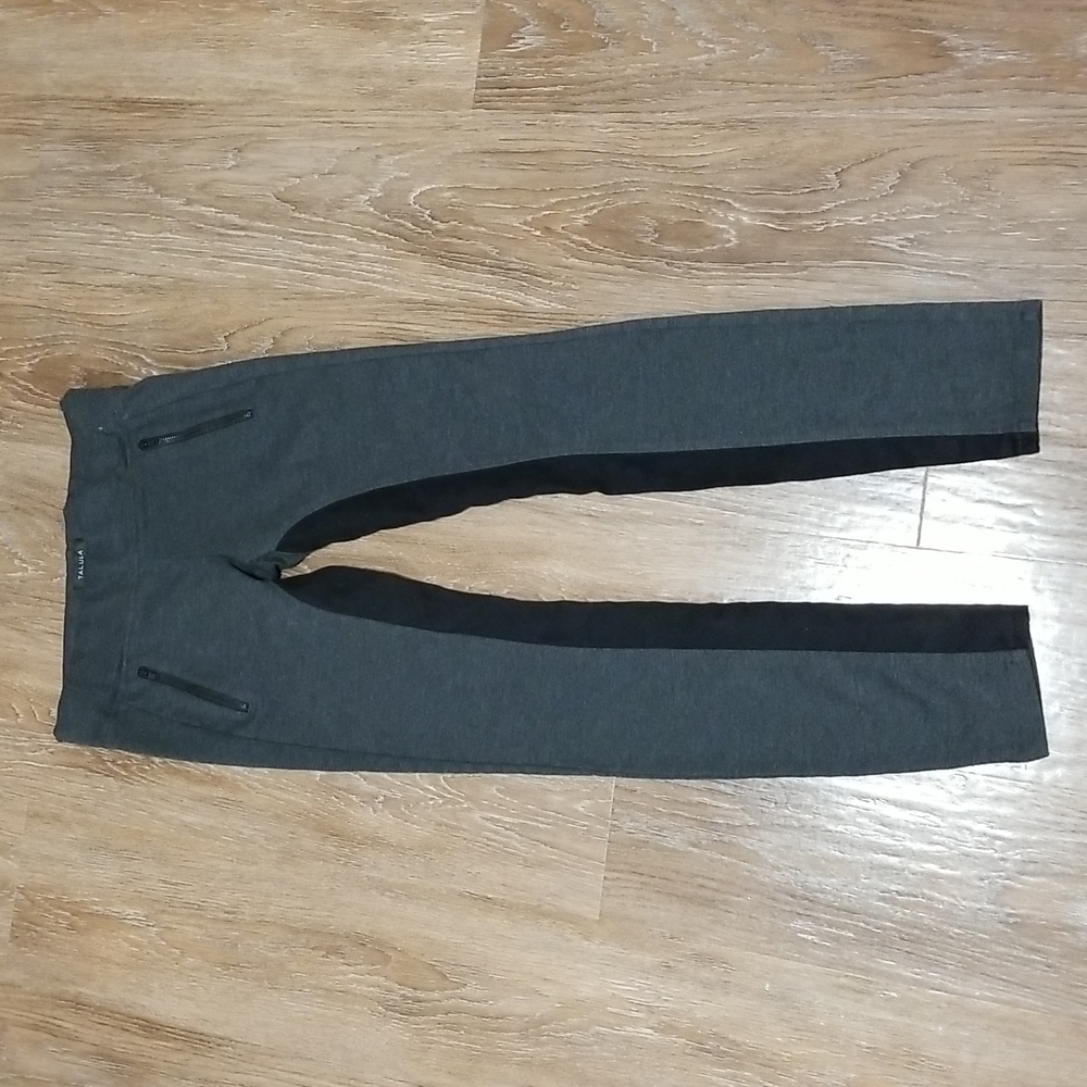 (6) Aritzia Talula Skinny Fit Heathered Pants Stretch Night Out Classy Modern